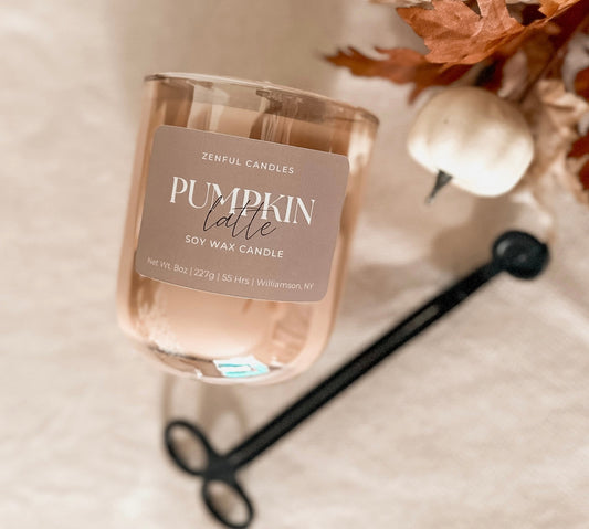 Pumpkin Latte Candle - Zenful Senses